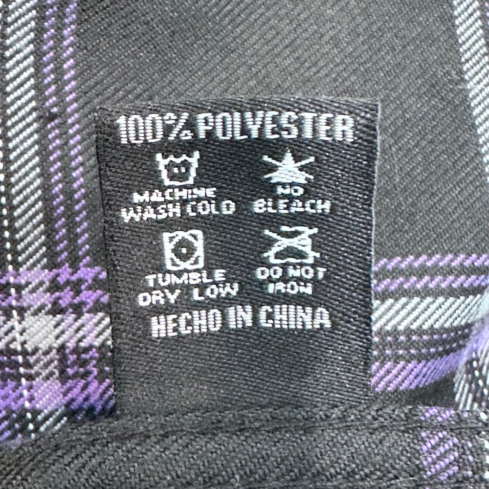 DIXXON Flannel Company Limited Edition Snap On Plaid Shirt Mens Large - Picture 7 of 10